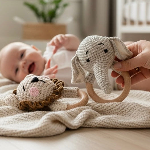 Baby Teethers (Crochet Rattles)