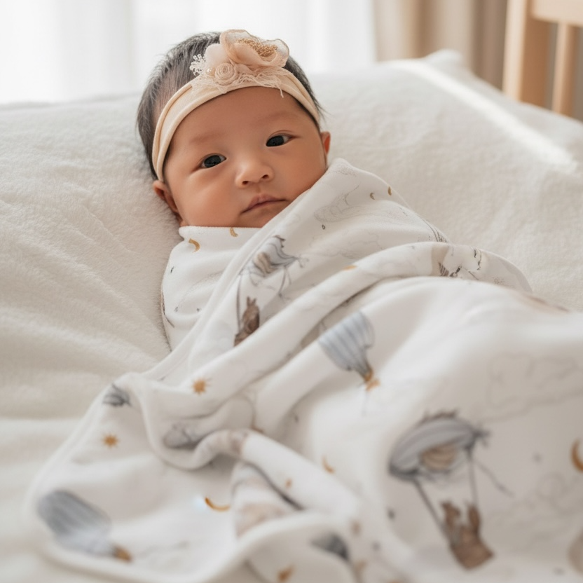 Pure Cotton Swaddle